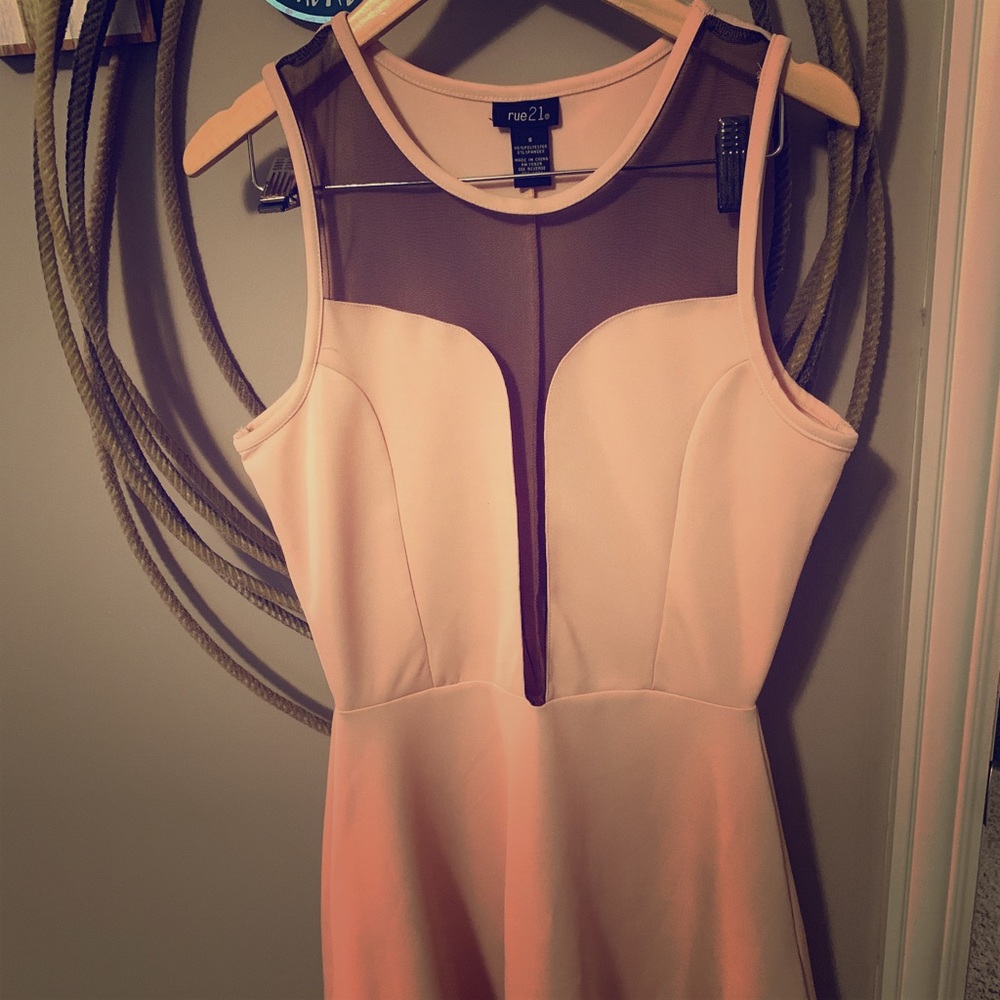 Soft pink dress